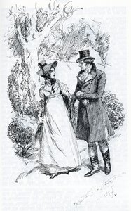 Emma and Mr. Knightley (Illustration)