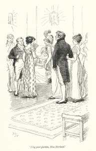 Illustration for Northanger Abbey by Jane Austen by Hugh Thomson