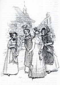 Mrs. Cole, Mrs. Perry, and Mrs. Elton (Illustration) by Hugh Thomson