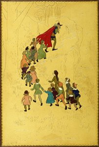 Upper Cover, with an Illustration of the Piper Followed by Children by Hugh Thomson