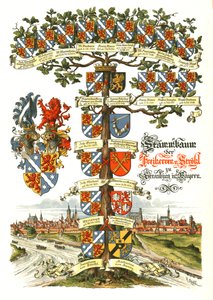 Strohl Heraldic Tree by Hugo Gerard Strohl