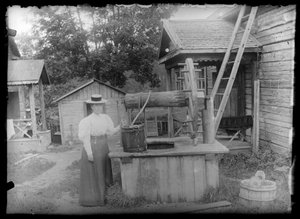 Else von Harten at the Well by Hugo Simberg