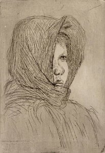 The Kerchief by Hugo Simberg