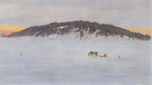 Winter Road I by Hugo Simberg