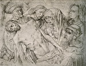 Drawing after the Deposition from the Cross by Hugo van der Goes