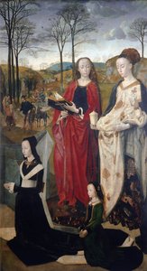 Portinari Altarpiece: The Adoration of the Shepherds (detail) by Hugo van der Goes