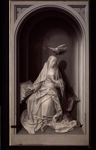 The Virgin of the Annunciation, from the Portinari Triptych (c.1479)