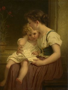 Mother and Child by Hugues Merle