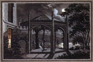 Pavilion and Greenhouse for a Gothic Mansion, from 