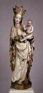 The Virgin and Child from the Church of Saint Philip and Saint James in Toporc, c.1420 by Hungarian School