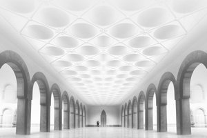 Grand Arched Hallway