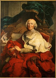 Cardinal André-Hercule de Fleury, Chief Minister of King Louis XV by Hyacinthe (studio of) Rigaud