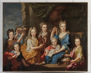 Portrait of the Children of M. Bouette de Blémur