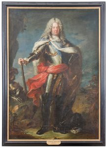 Stanislaus I Leszczynski, 1677-1766, King of Poland by Hyacinthe Rigaud