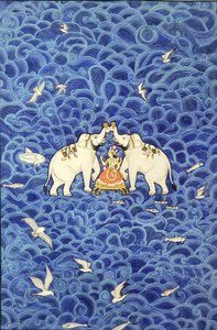 Goddess Lakshmi with Elephants
