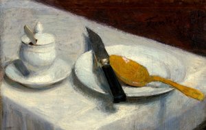 Still Life with Mustard Pot by Ignace Henri Jean Fantin Latour