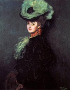 Portrait of Anny Bourdin (?) by Ignacio Zuloaga y Zabaleta