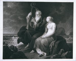 Ossian and Malvina by Ignaz Rungaldier