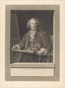Carle Vanloo by Ignaz Sebastian Klauber after Pierre Le Sueur