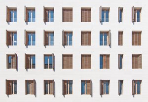 Geometric Window Facade by Igor Bakotic