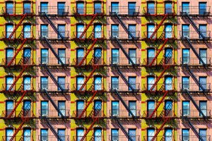 Colorful Building Pattern by Igor Shrayer