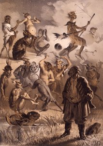 Illustration for the Tale The Lost Letter from Evenings on a Farm Near Dikanka by Nikolai Gogol