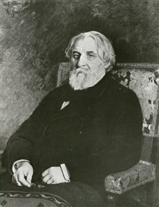 Portrait of Ivan Turgenev by Ilya Efimovich (after) Repin
