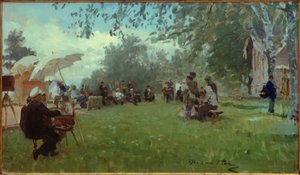 At the Dacha of the Academy