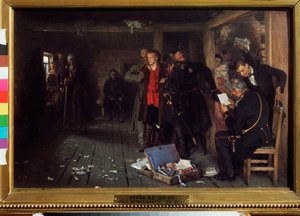 The Arrest of the Propagandist by Ilya Efimovich Repin