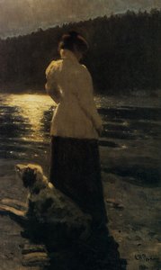 Moonlit night by Ilya Efimovich Repin