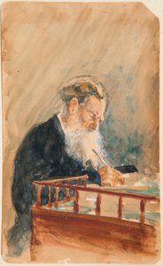 Portrait of the author Leo N Tolstoy by Ilya Efimovich Repin