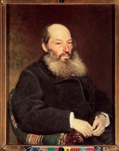 Portrait of the poet Afanasy Afanasievich Fet
