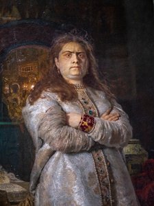 Tsarevna Sofia Alexeievna at the Novodevichy Convent by Ilya Efimovich Repin