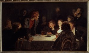 A Revolutionary Meeting by Ilya Efimovich Repin