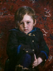 Yuri Repin as a Child (detail)