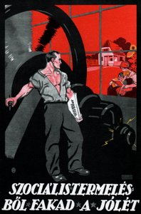 The well being comes from the socialist production by Imre (1881 1940) Foeldes