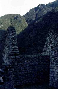 Ruined House from the Citadel at Machu Picchu by Incan Incan