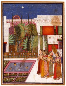 Four Women in a Palace Garden