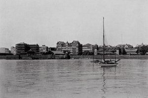India: A View of Bombay from the Harbour by Indian photographer