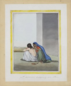 A Woman Cupping Another by Indian School