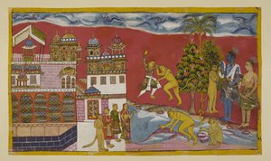 Back outside the palace of Kiskindha