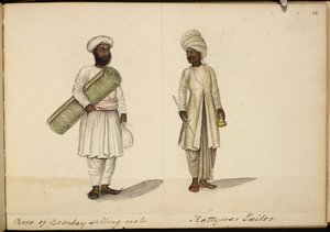 Bohori Mat-Seller; Kathiawar Tailor