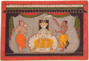 Buddha avatar of Vishnu, c.1700 by Indian School