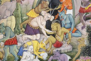 Demons in a Wild Landscape (detail)