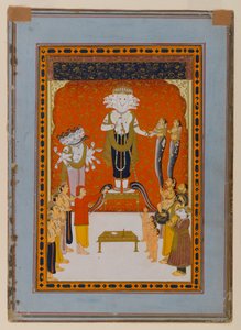 Devotions to Nagadevata, Rajasthan, c.1790 by Indian School