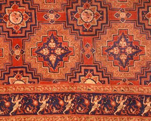 Fabric from the Ayutthaya period with Thai designs