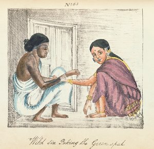 Fortune Teller and woman, from 