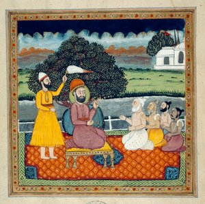 Guru Nanak in Dispute with Hindu Holymen