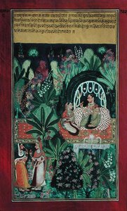 Hervine Waiting for Her Lover, Rajasthan by Indian School