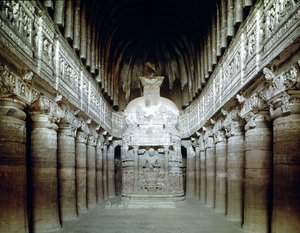 Interior of Cave 26